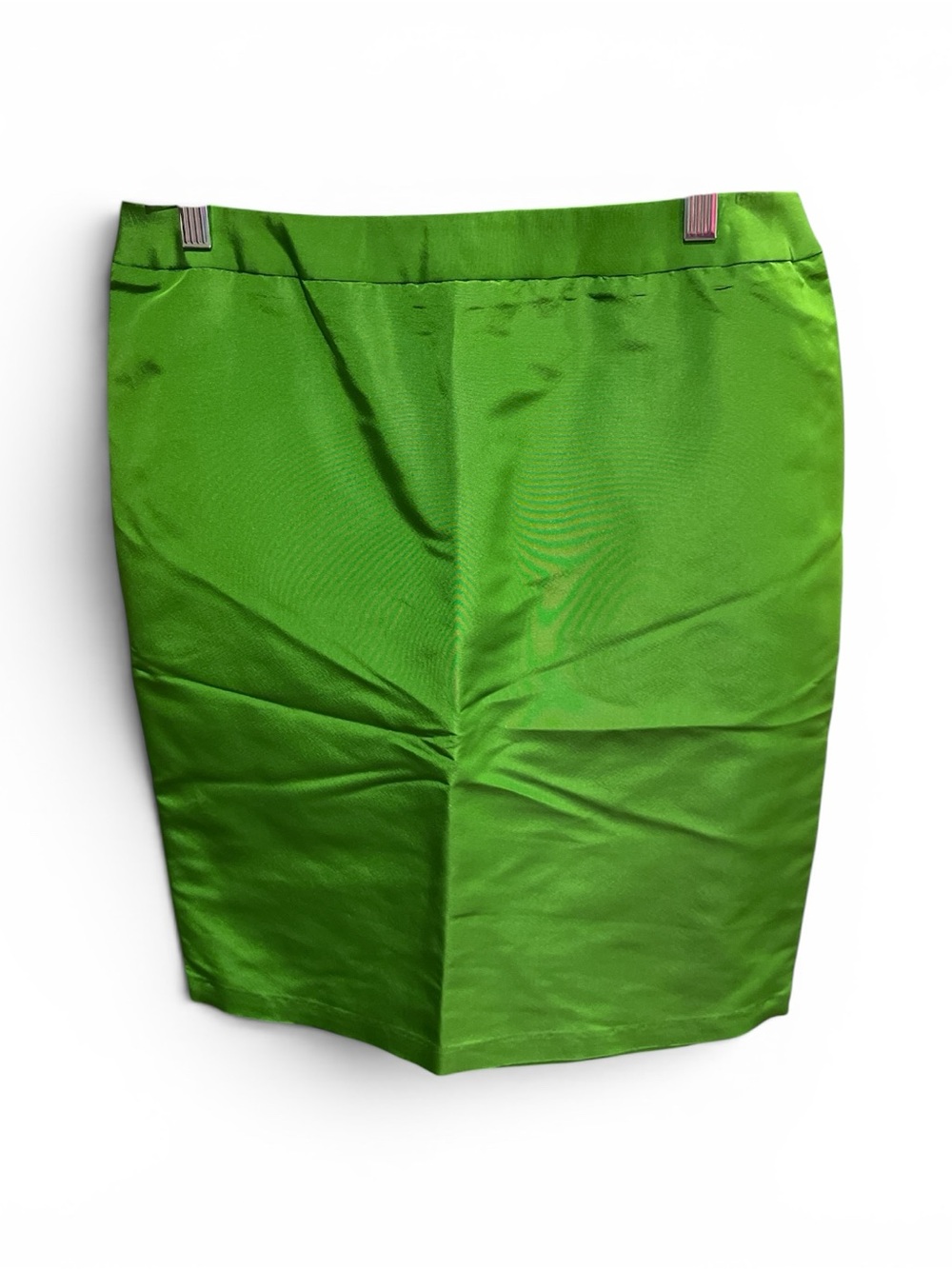 Yeohlee Silk Vibrant Green Pencil Skirt 10